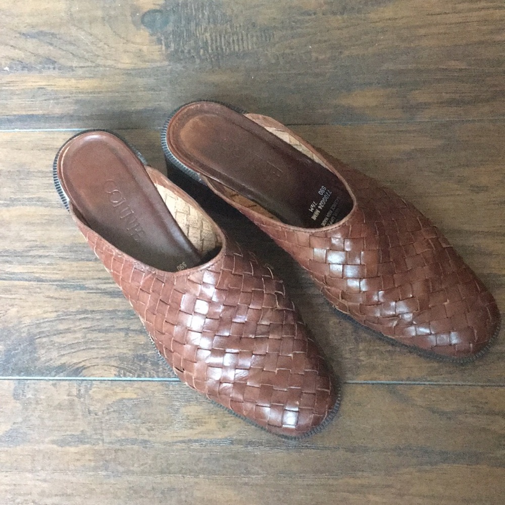 Vintage Woven Huarache Mule
